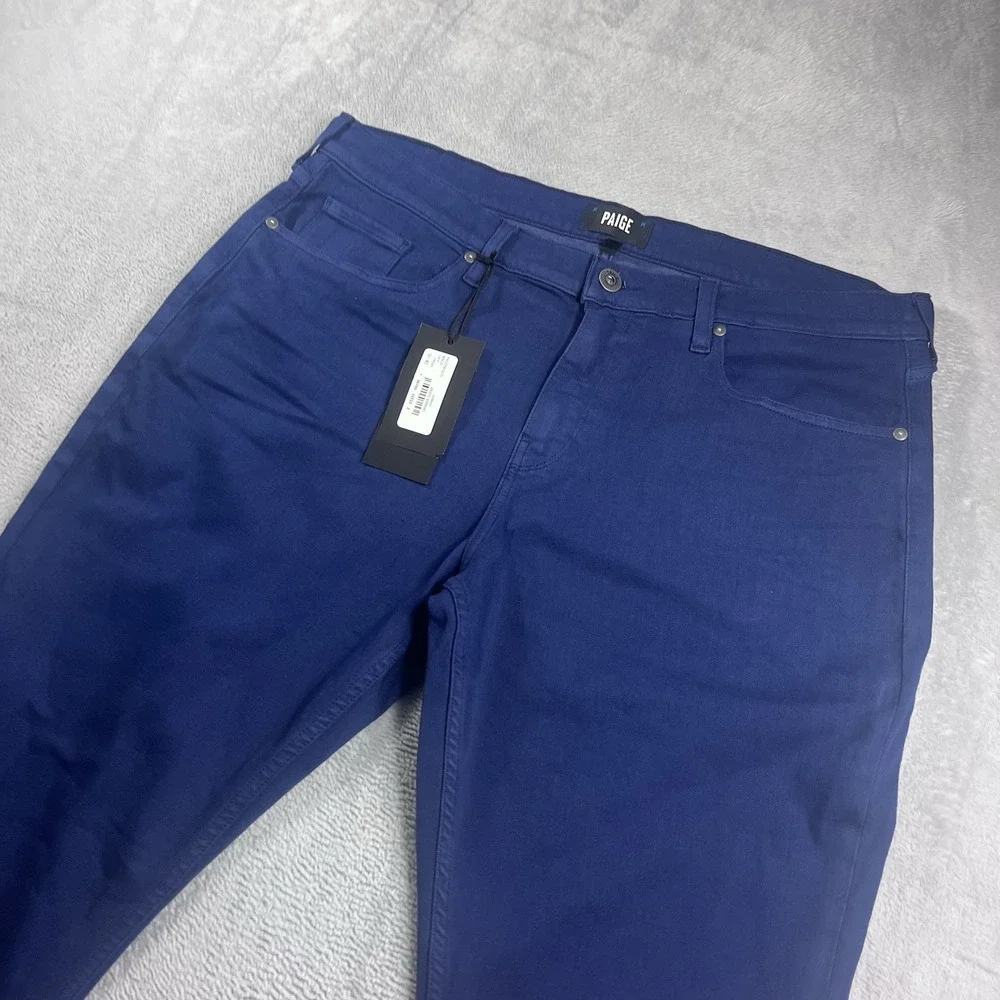 PAIGE Lennox The Skinny Slim Dark Blue Transcend‎ Stretch Men's Size 40x32 NWT
